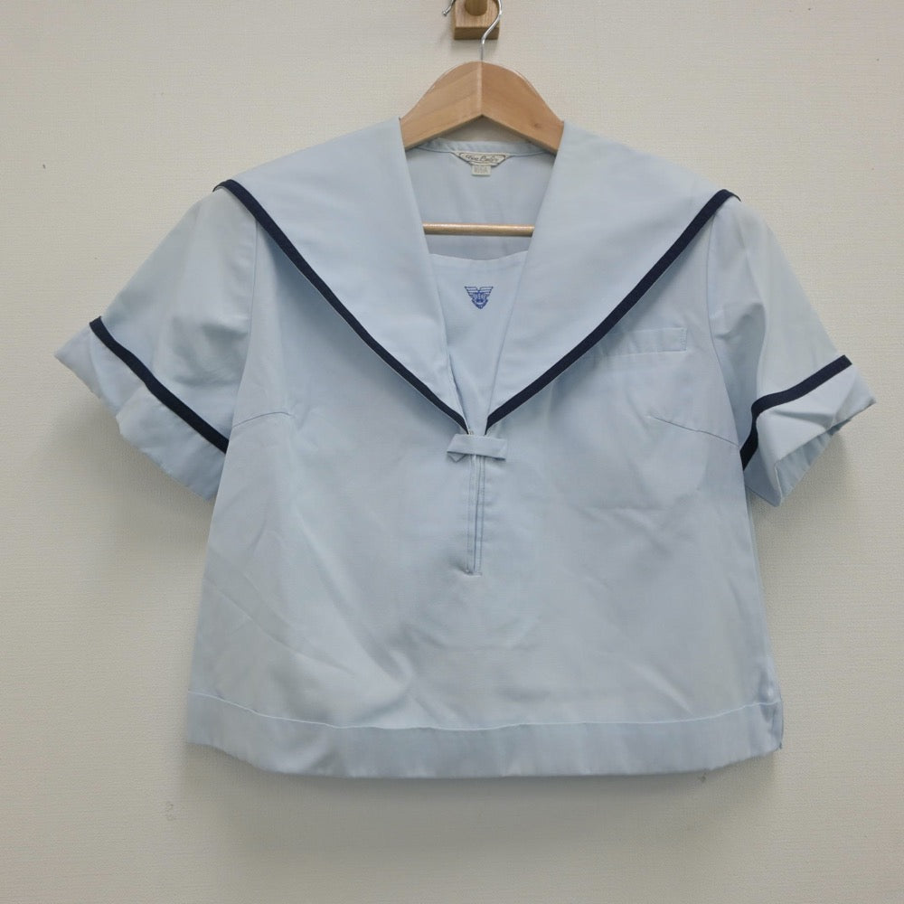 【中古】佐賀県 唐津東高等学校 女子制服 2点（セーラー服・スカート）sf020813