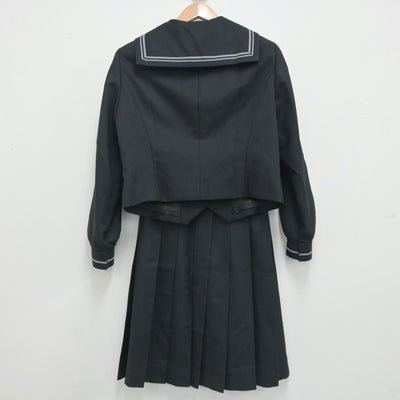 【中古】愛知県 名古屋女子大学中学校・高等学校 女子制服 3点（セーラー服・スカート）sf020818