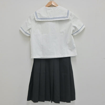 【中古】愛知県 名古屋女子大学中学校・高等学校 女子制服 2点（セーラー服・スカート）sf020820