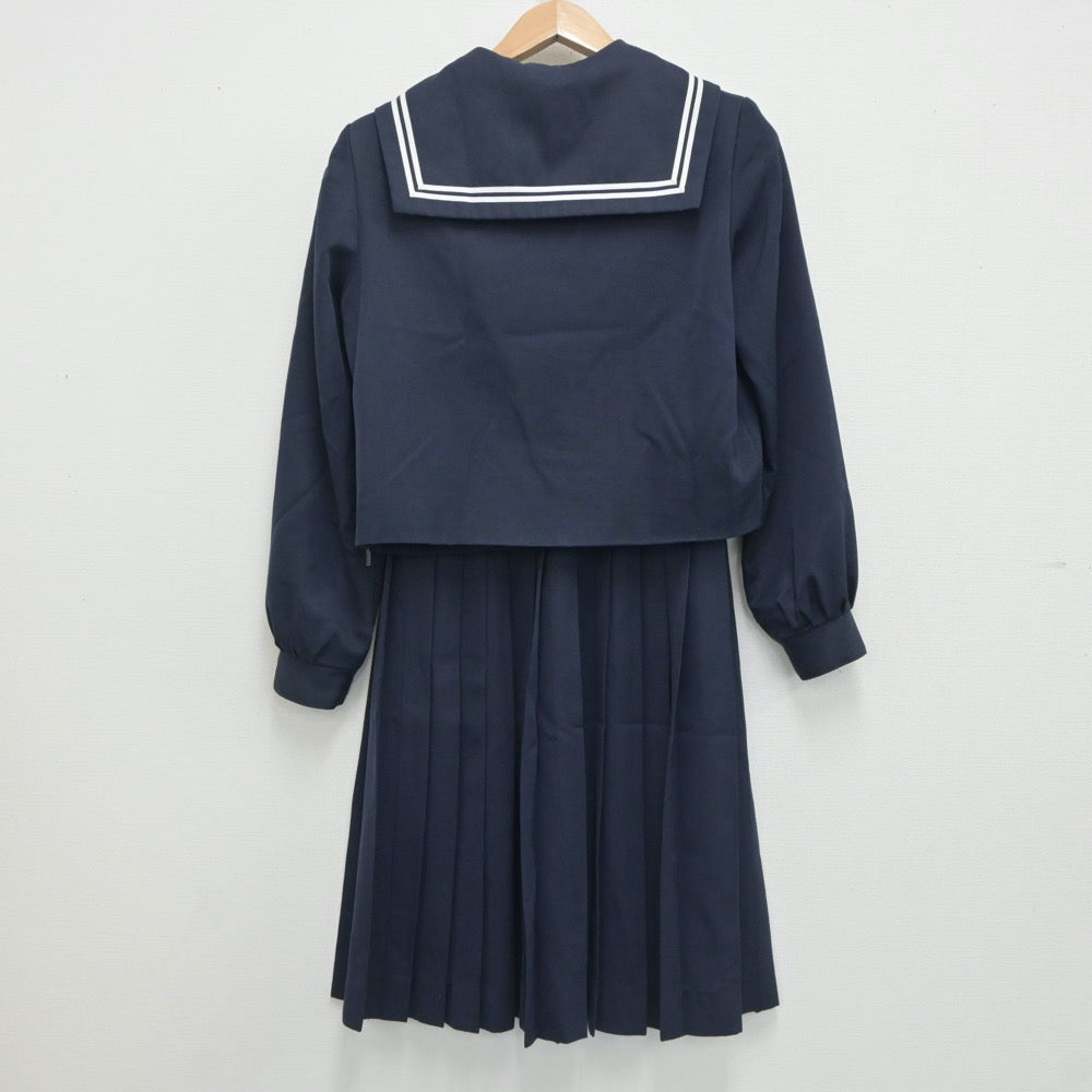 【中古】愛知県 豊南中学校 女子制服 4点（セーラー服・スカート・スカート）sf020824