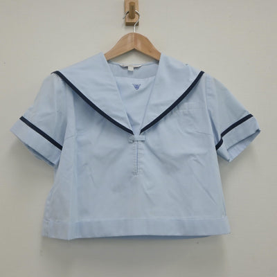 【中古】佐賀県 唐津東高等学校 女子制服 3点（セーラー服・セーラー服）sf020825