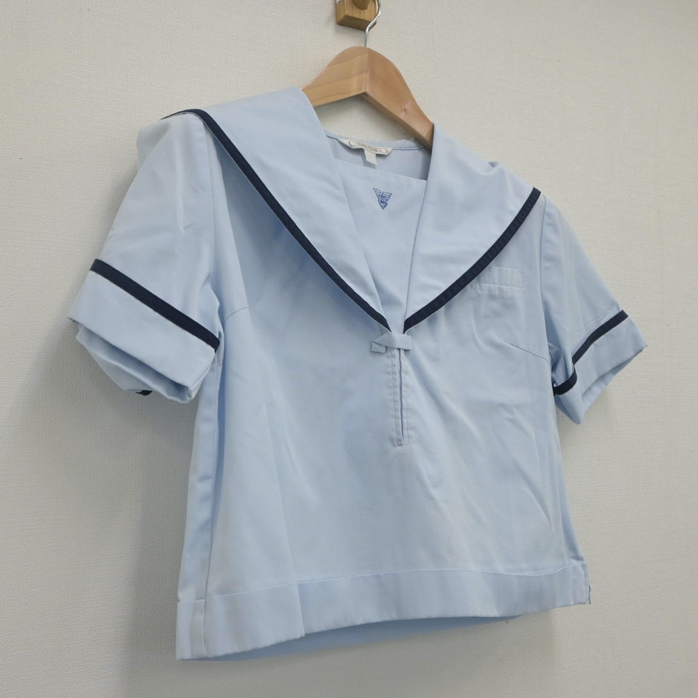 【中古】佐賀県 唐津東高等学校 女子制服 3点（セーラー服・セーラー服）sf020825