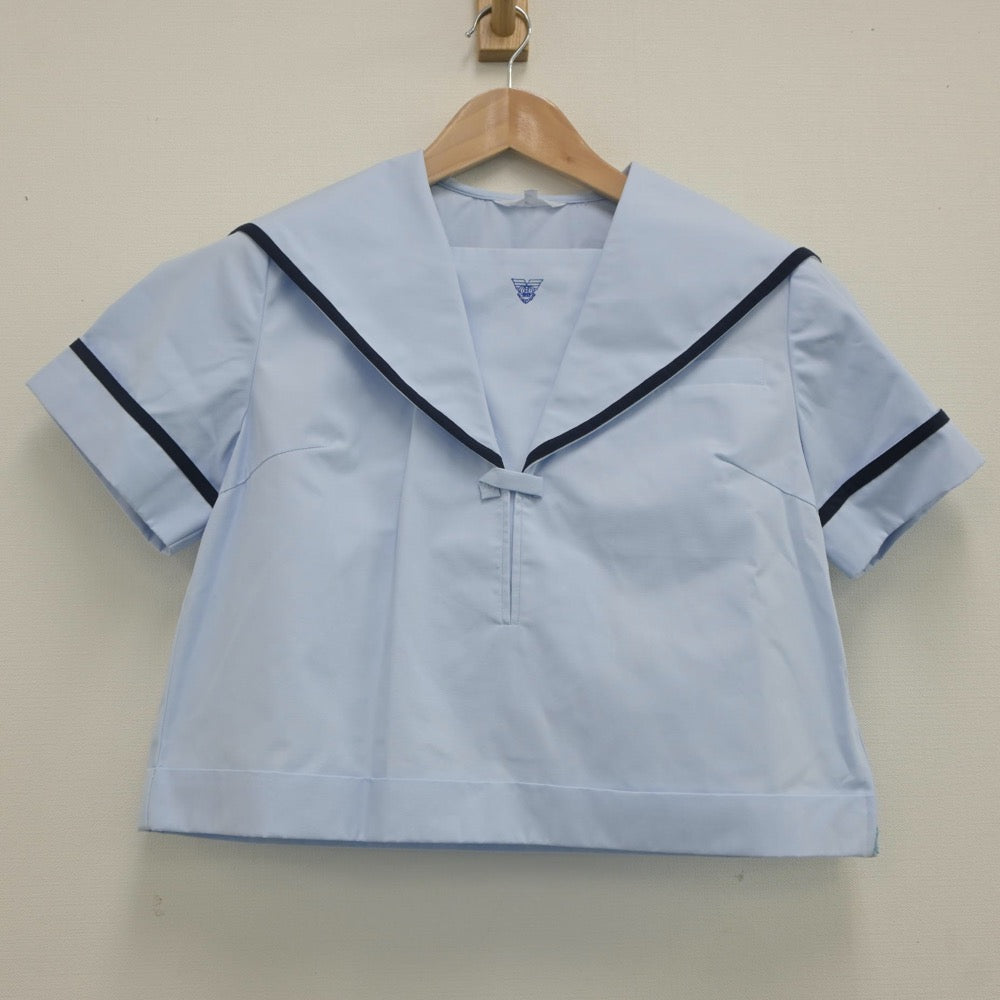 【中古】佐賀県 唐津東高等学校 女子制服 2点（セーラー服）sf020826