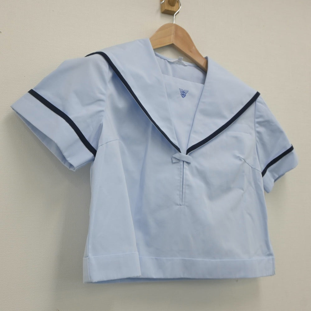 【中古】佐賀県 唐津東高等学校 女子制服 2点（セーラー服）sf020826