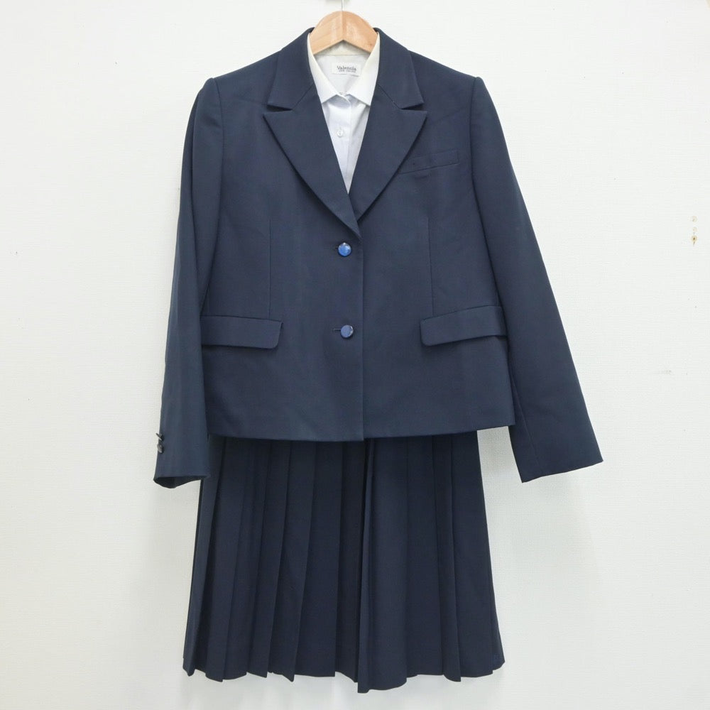 【中古】岐阜県 岐阜商業高等学校 女子制服 3点（ブレザー・シャツ・スカート）sf020829