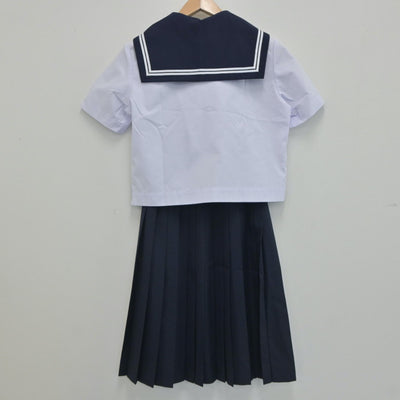 【中古】愛知県 豊南中学校 女子制服 3点（セーラー服・スカート）sf020830