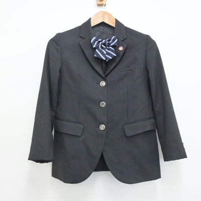 【中古】東京都 大島中学校 女子制服 4点（ブレザー・スカート）sf020832