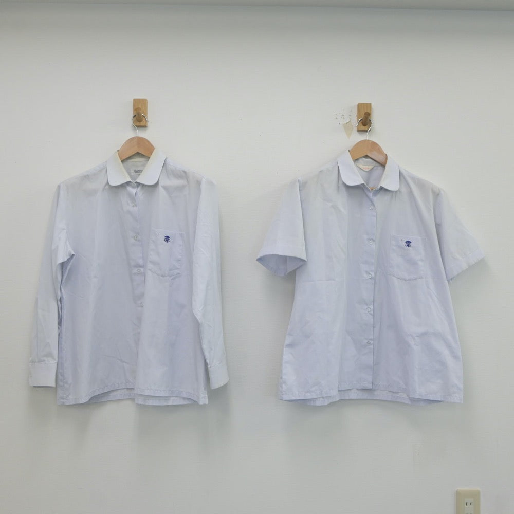 【中古】岐阜県 岐阜商業高等学校 女子制服 3点（シャツ・シャツ・スカート）sf020835