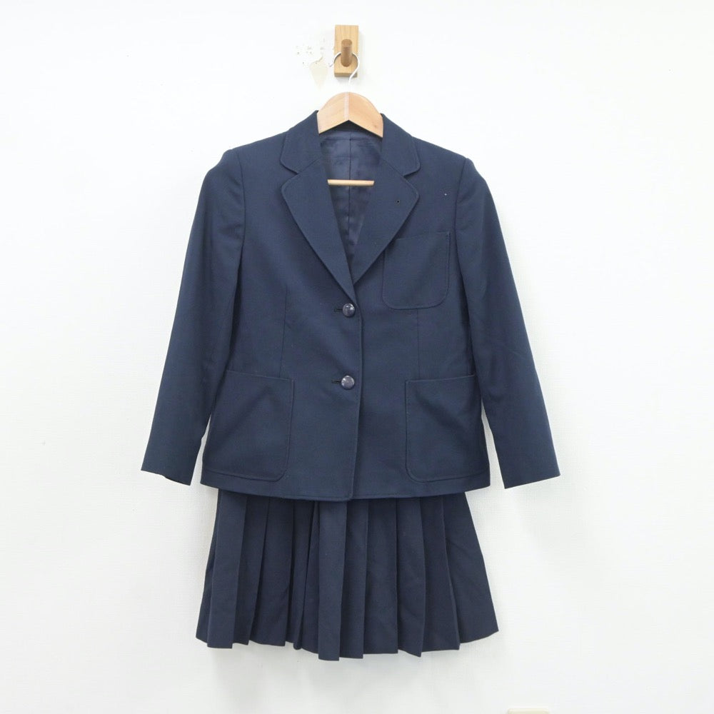 【中古】神奈川県 岩瀬中学校 女子制服 2点（ブレザー・スカート）sf020839