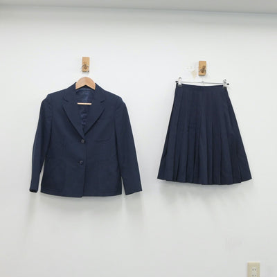 【中古】神奈川県 岩瀬中学校 女子制服 2点（ブレザー・スカート）sf020839