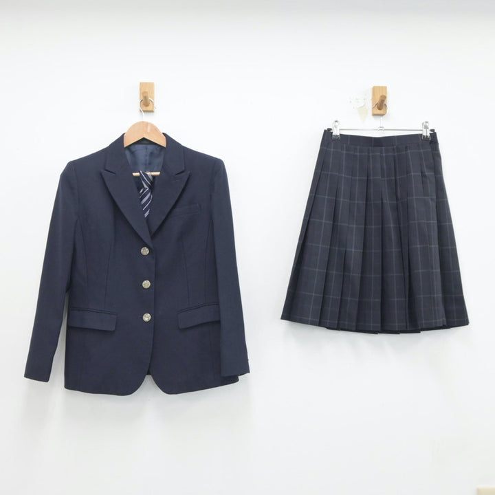 【中古】東京都 大妻中野中学校高等学校 女子制服 4点（ブレザー・スカート）sf020861