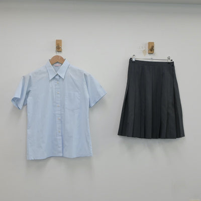 【中古】東京都 大妻中野中学校高等学校 女子制服 2点（シャツ・スカート）sf020862