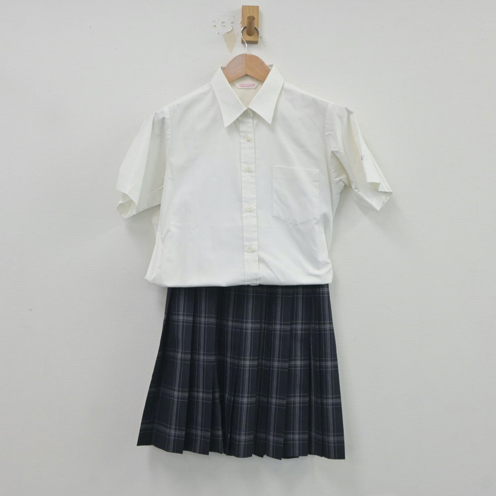 【中古】東京都 大妻中野中学校高等学校 女子制服 3点（シャツ・シャツ・スカート）sf020863