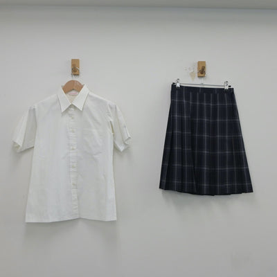 【中古】東京都 大妻中野中学校高等学校 女子制服 3点（シャツ・シャツ・スカート）sf020863