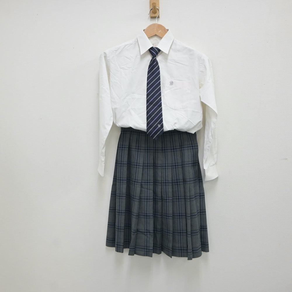 【中古】埼玉県 武南高等学校 女子制服 4点（ブレザー・シャツ・スカート）sf020880