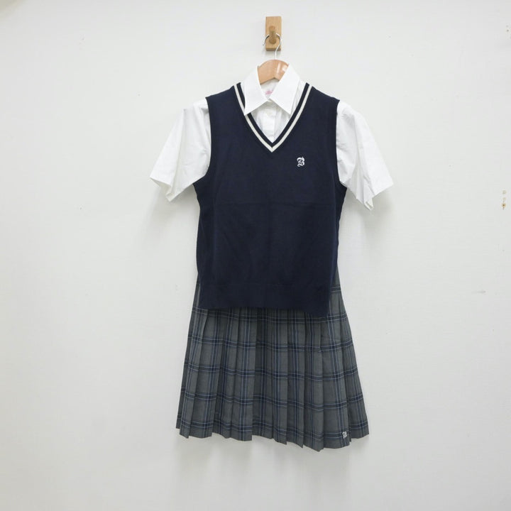 中古制服】埼玉県 武南高等学校 女子制服 8点（ブレザー・シャツ