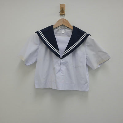 【中古】愛知県 西尾市立西尾中学校 女子制服 2点（セーラー服）sf020887