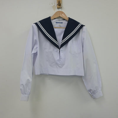 【中古】愛知県 西尾市立西尾中学校 女子制服 2点（セーラー服）sf020887