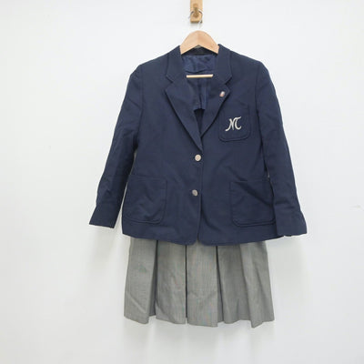 【中古】神奈川県 横浜市立六ツ川中学校 女子制服 3点（ブレザー・ベスト・スカート）sf020888