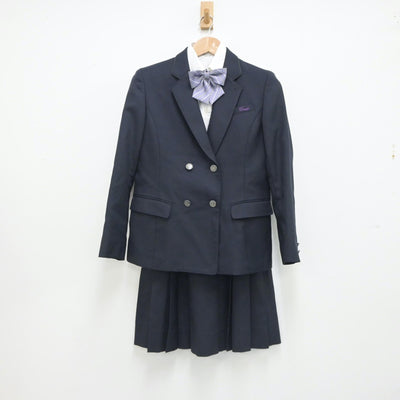 【中古】福岡県 福岡県立太宰府高等学校 女子制服 4点（ブレザー・シャツ・スカート）sf020898