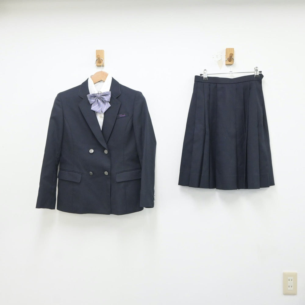 【中古】福岡県 福岡県立太宰府高等学校 女子制服 4点（ブレザー・シャツ・スカート）sf020898