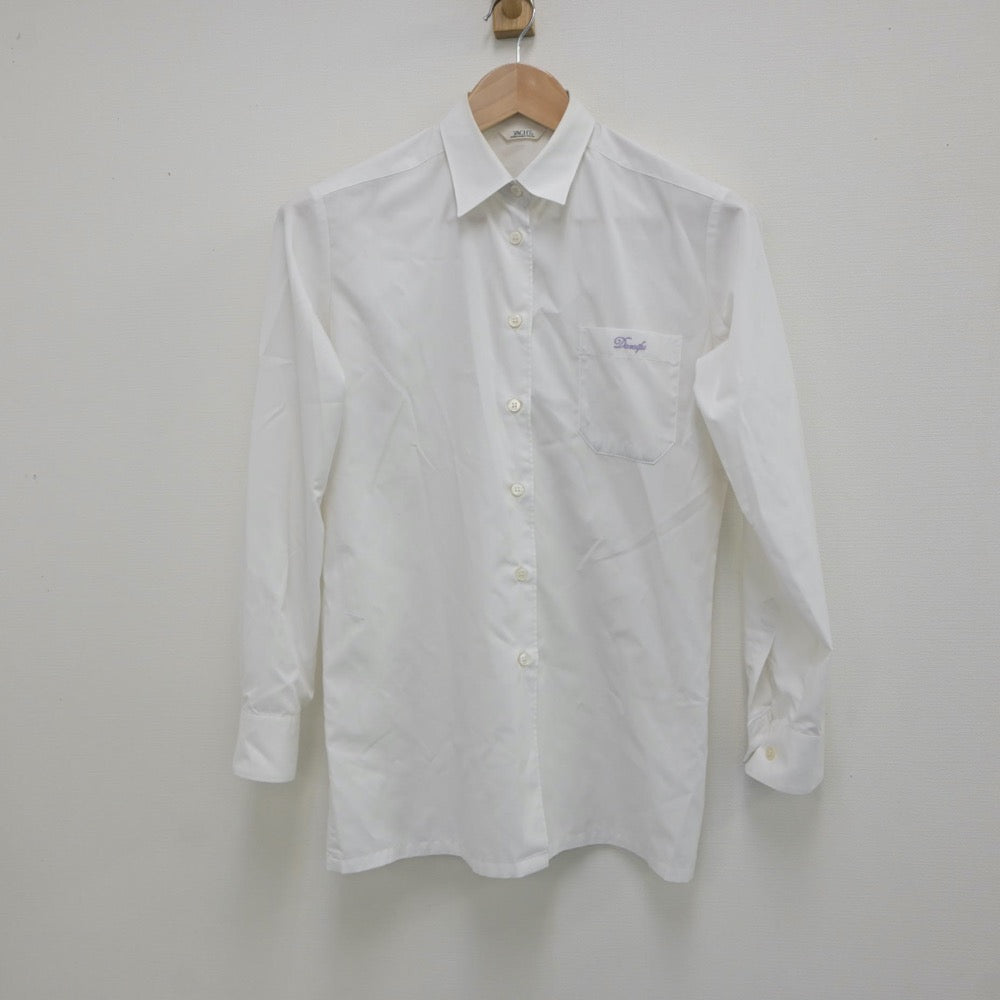 【中古】福岡県 福岡県立太宰府高等学校 女子制服 2点（シャツ・スカート）sf020900