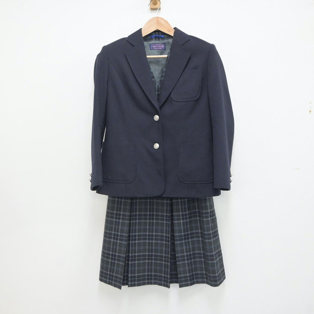 【中古】北海道 札幌市立幌東中学校 女子制服 3点（ブレザー・ベスト・スカート）sf020909