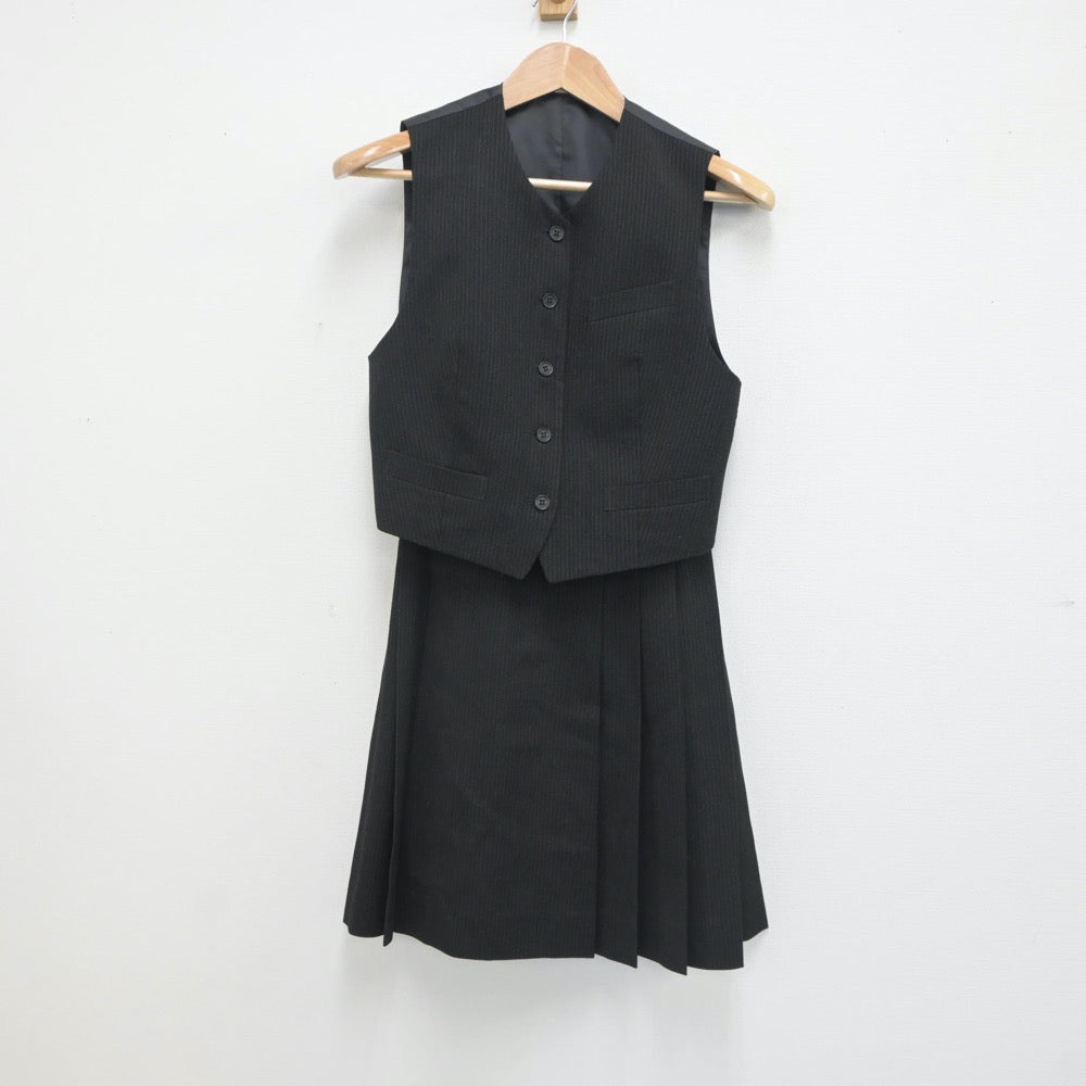 【中古】東京都 文化学園大学杉並高等学校 女子制服 3点（ブレザー・ベスト・スカート）sf020917