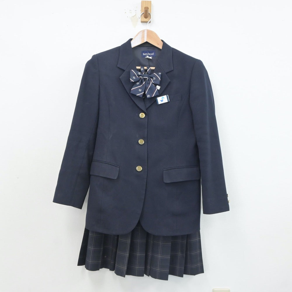 【中古】神奈川県 厚木清南高等学校 女子制服 3点（ブレザー・スカート）sf020939