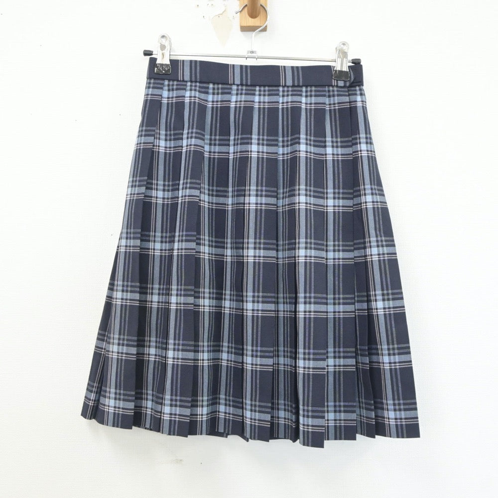 【中古】山梨県 駿台甲府高等学校 女子制服 2点（ニットベスト・スカート）sf020940