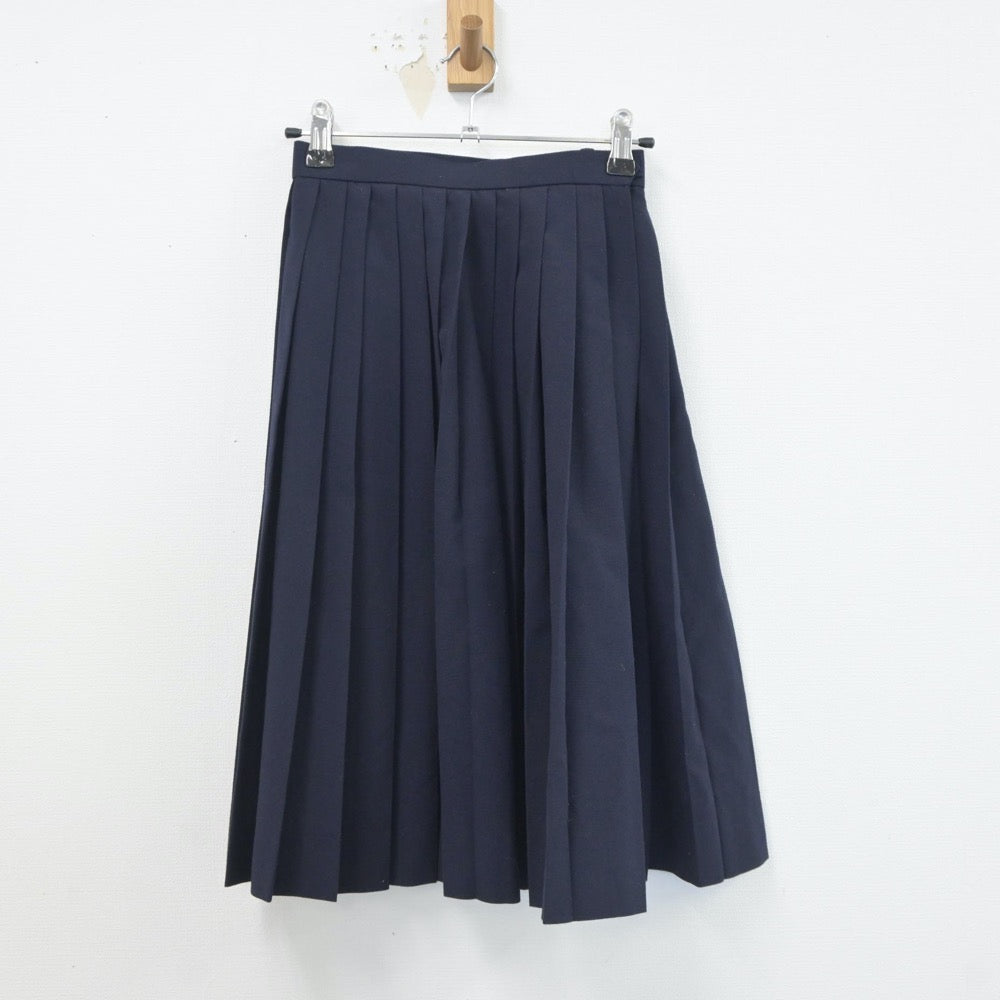 【中古】岐阜県 穂積中学校 女子制服 2点（シャツ・スカート）sf020952