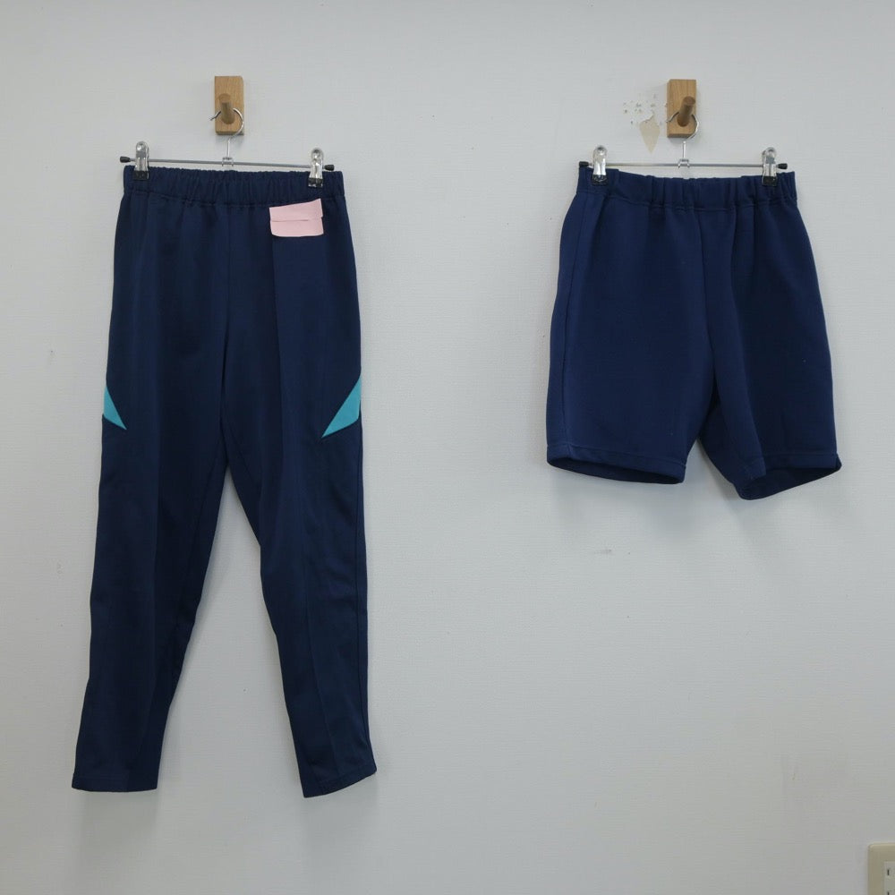 【中古】岐阜県 穂積中学校 男子制服 4点（ジャージ 上・体操服 上・ジャージ 下・体操服 下）sf020967