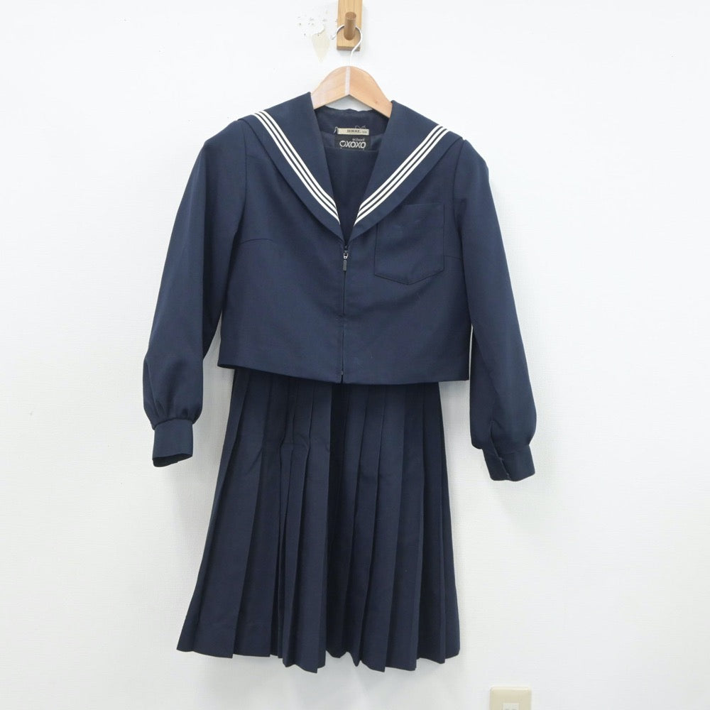 【中古】愛知県 美和中学校 女子制服 2点（セーラー服・スカート）sf020968