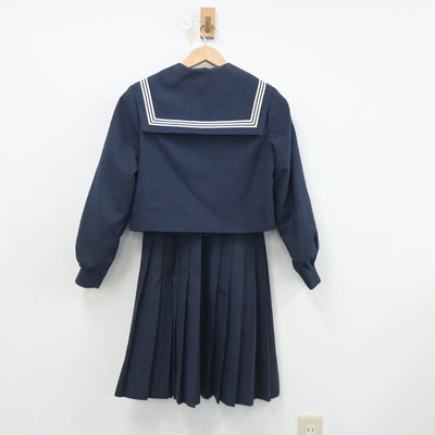 【中古】愛知県 美和中学校 女子制服 2点（セーラー服・スカート）sf020968