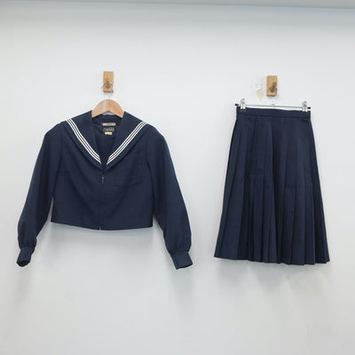 【中古】愛知県 美和中学校 女子制服 2点（セーラー服・スカート）sf020968