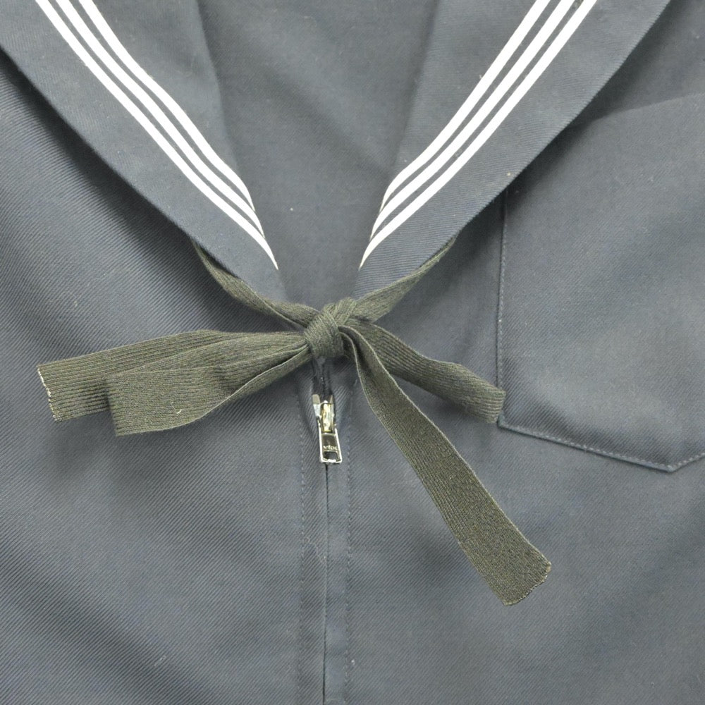 【中古】愛知県 佐屋中学校 女子制服 3点（セーラー服・スカート）sf020974