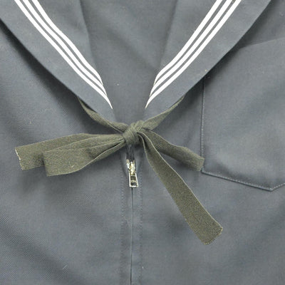 【中古】愛知県 佐屋中学校 女子制服 3点（セーラー服・スカート）sf020974