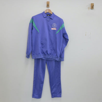 【中古】岩手県 湯本中学校 女子制服 2点（ジャージ 上・ジャージ 下）sf020976