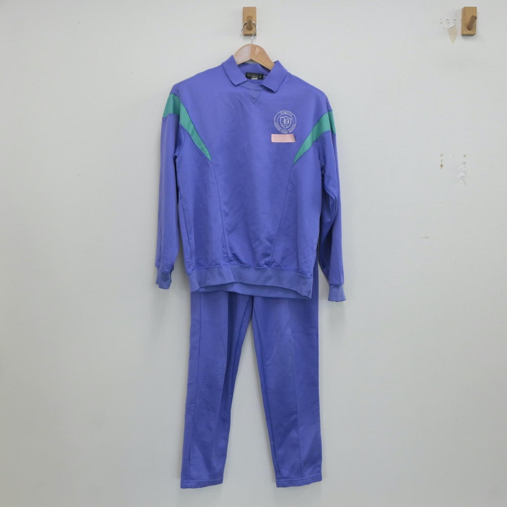 【中古】岩手県 湯本中学校 女子制服 2点（ジャージ 上・ジャージ 下）sf020977