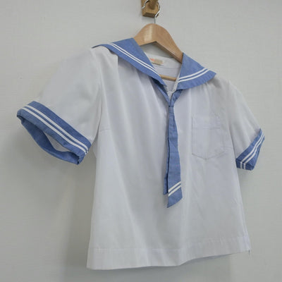 【中古】岩手県 湯本中学校 女子制服 3点（セーラー服・セーラー服）sf020981