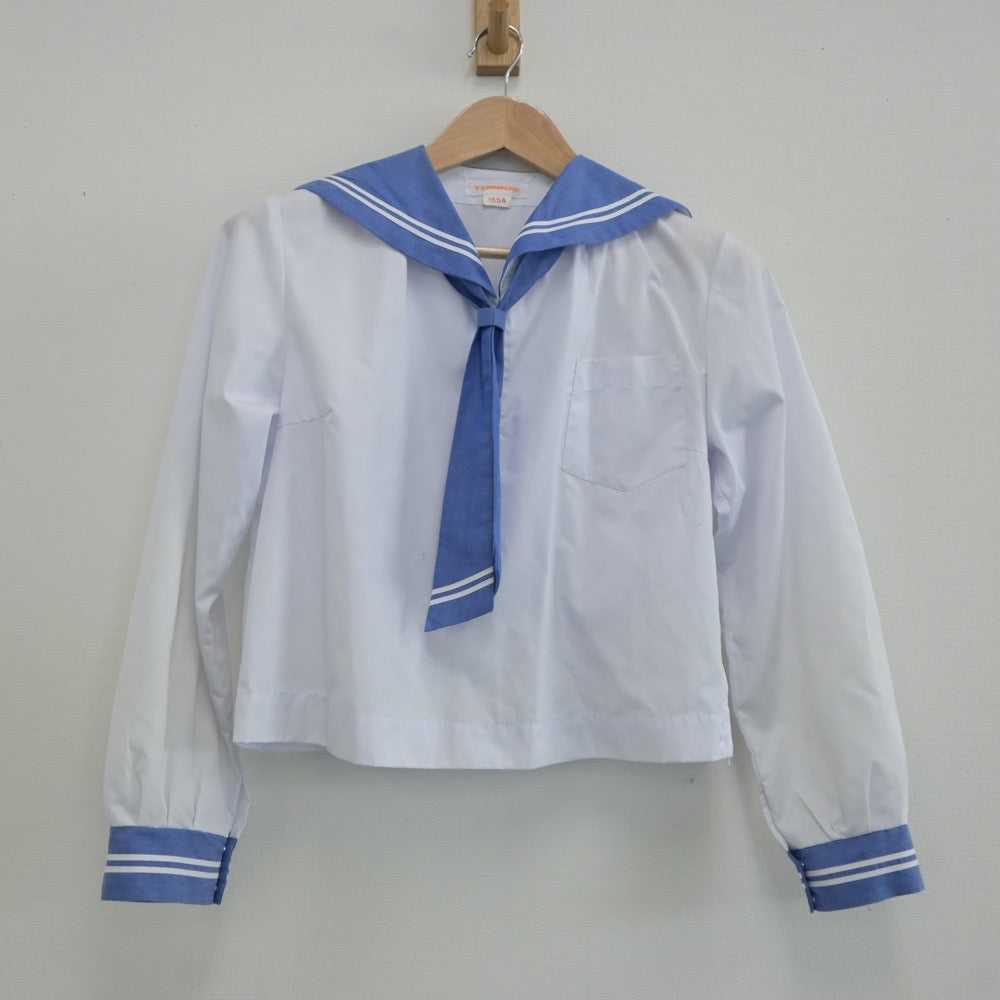 【中古】岩手県 湯本中学校 女子制服 2点（セーラー服）sf020982