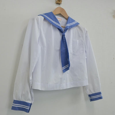 【中古】岩手県 湯本中学校 女子制服 2点（セーラー服）sf020982