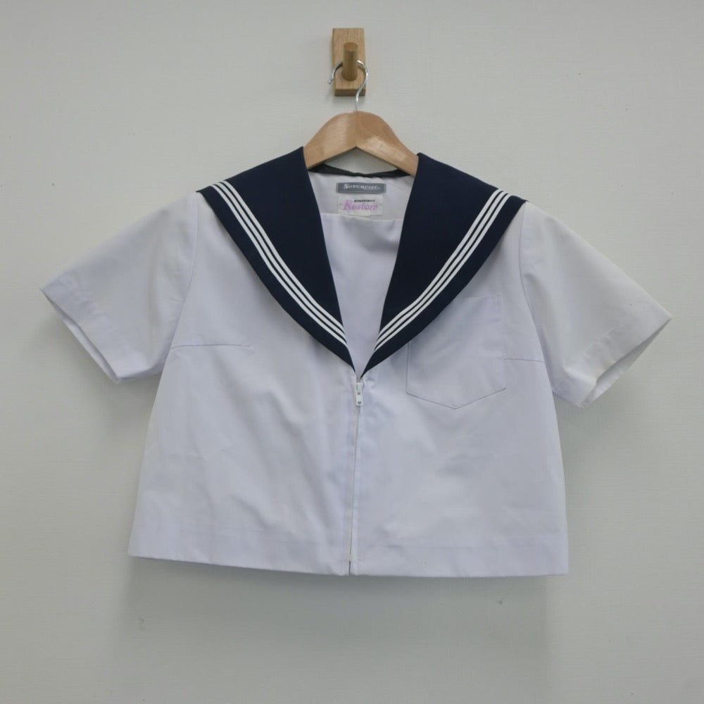 中古制服】愛知県 一宮西高等学校 女子制服 2点（セーラー服