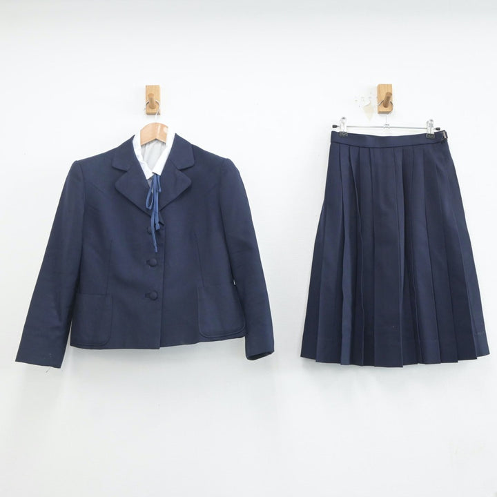 【中古】岩手県 盛岡第一高等学校 女子制服 4点（ブレザー・シャツ・スカート）sf020988