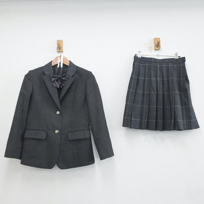 【中古】東京都 総合芸術高等学校 女子制服 3点（ブレザー・スカート）sf020989