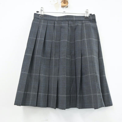 【中古】東京都 総合芸術高等学校 女子制服 2点（ベスト・スカート）sf020991