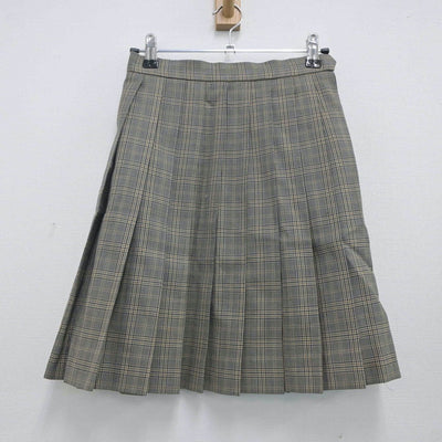 【中古】三重県 高田学苑 高田中学校・高等学校 女子制服 4点（ニット・スカート・スカート）sf021000