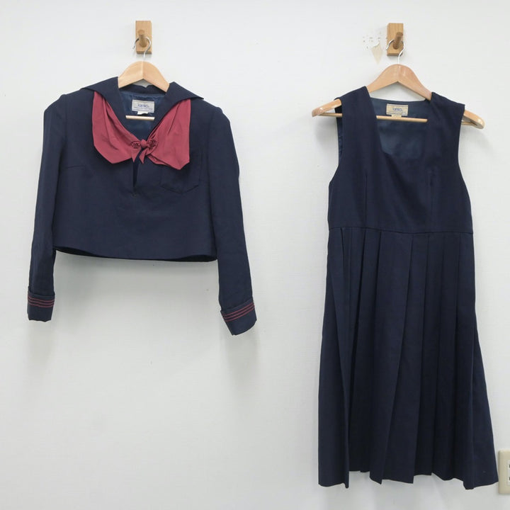 中古制服】熊本県 ルーテル学院高等学校 女子制服 3点（セーラー服・ジャンパースカート）sf021004【リサイクル学生服】 | 中古制服通販パレイド