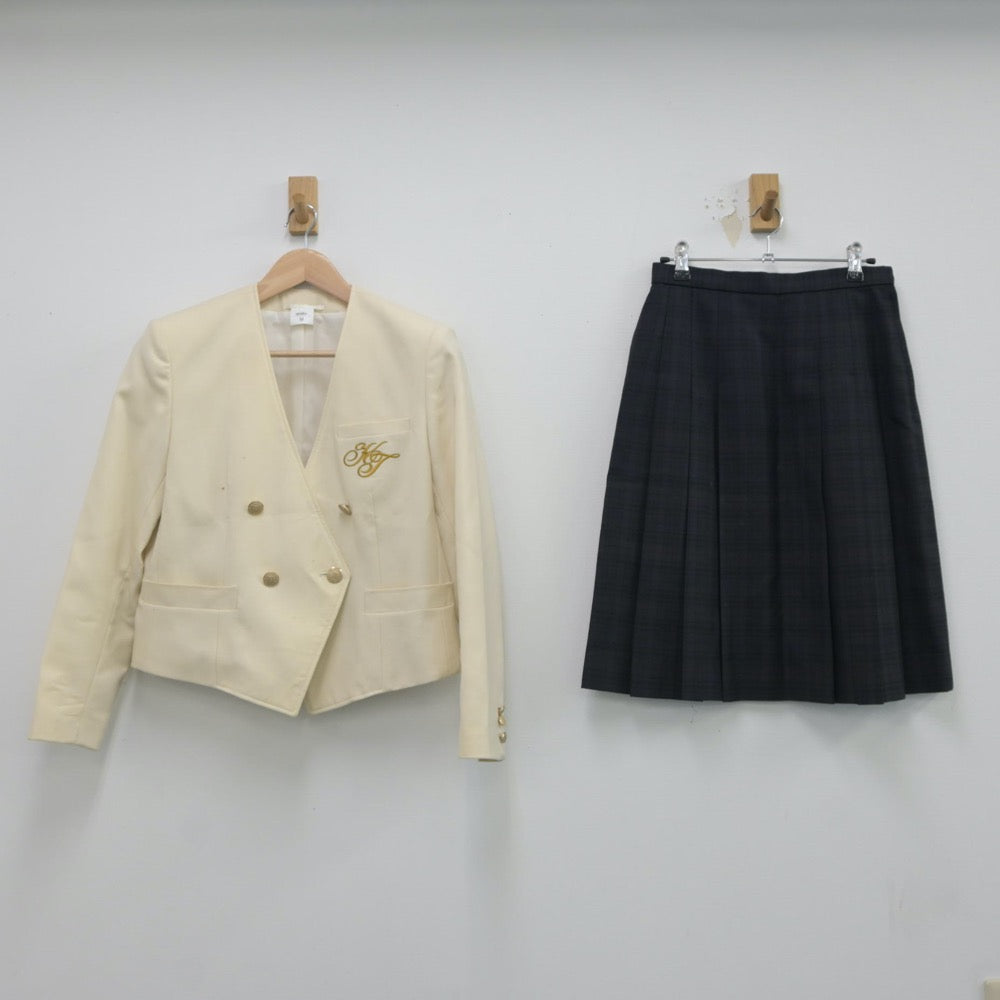 中古制服】栃木県 國學院大學栃木高等学校 女子制服 2点 中古制服】栃木県 國學院大學栃木高等学校 女子制服 2点