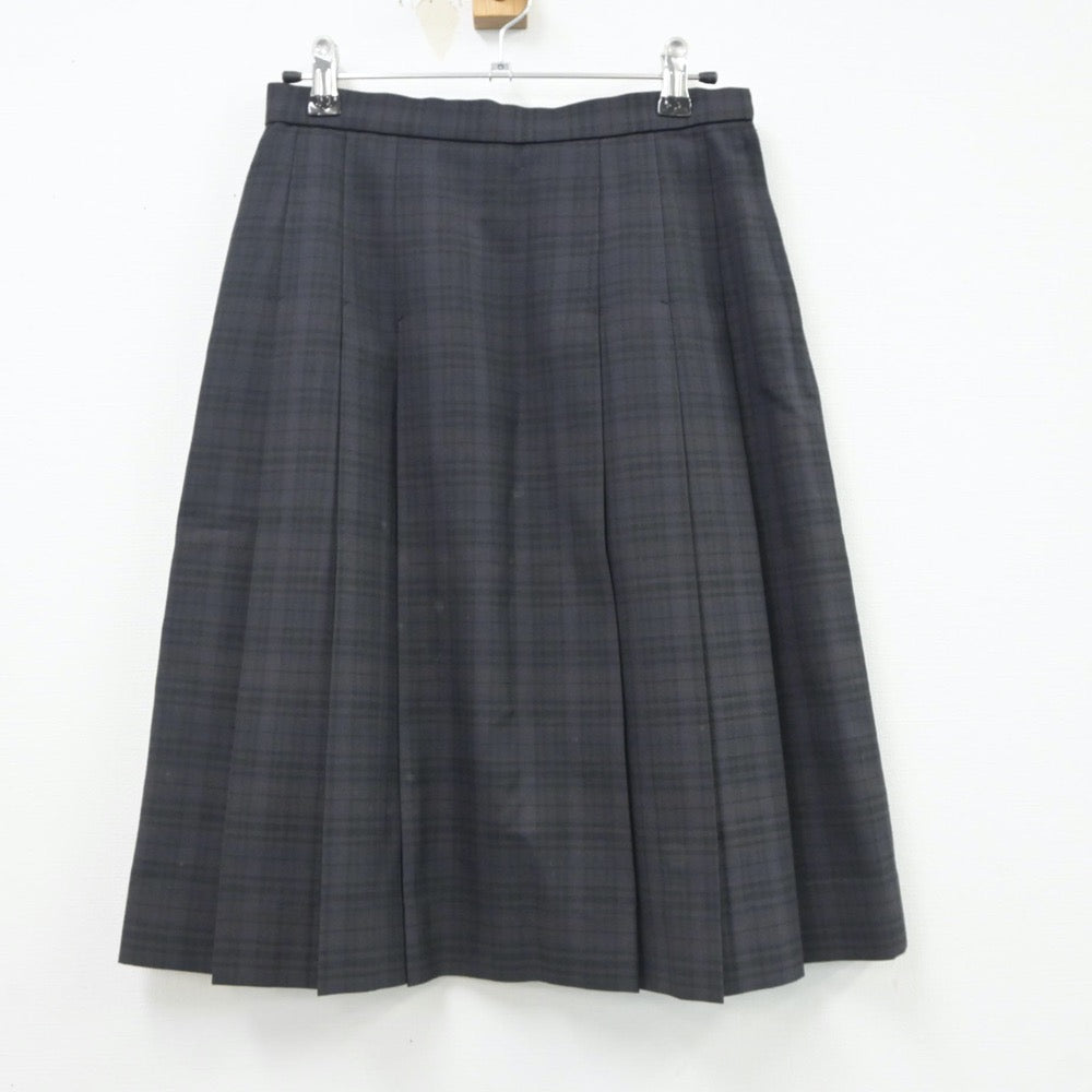 【中古】栃木県 國學院大學栃木高等学校 女子制服 2点（ブレザー・スカート）sf021011